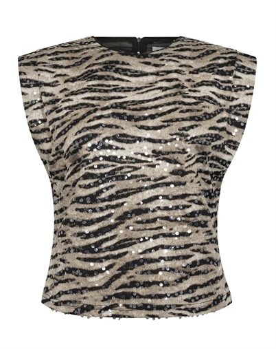 Tiger CC Sequin Top - Co Couture